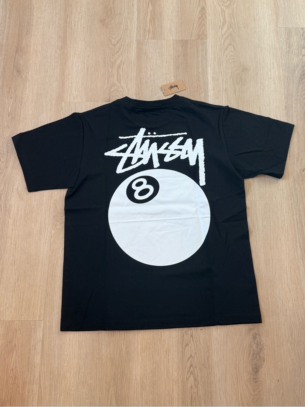 Stussy Black 8 ball T Shirt